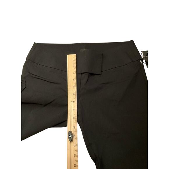 Zinc Bootcut Pull-On Pants Mid Rise Front Pockets Stretch Black Size 9 NWT - Picture 5 of 5